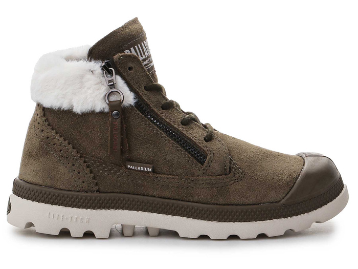Detská obuv Palladium Moscow Lite K Dark Olive 56492-307-M